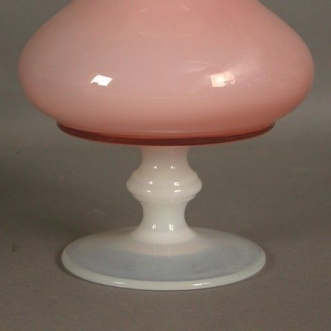 Venice. Opal Glass Vase. Italy. 1950   1955. photo furniture