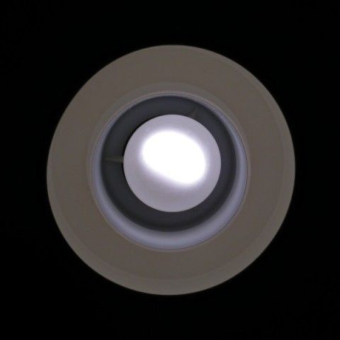 Ceiling Glass Lamp With Metal Ring From Stafflampen. 1960   1965. photo vinterior