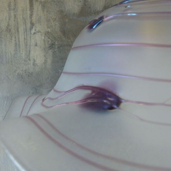 photo for sale German Handmade Glass Pedantlamp From Poeschinger. 1970   1975