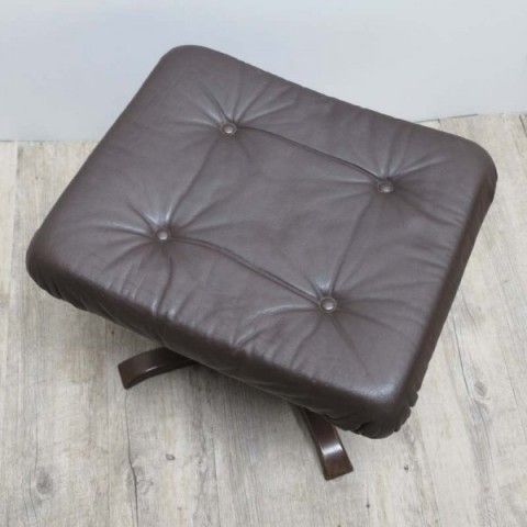 Vintage Armchair With Ottoman. photo for sale