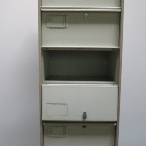 photo furniture Industrial Cabinet Of Metal. 1960   1969