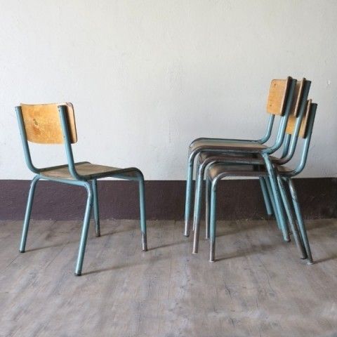 School Chair In The Style Of Prouve France 1950   1955