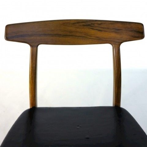 Set Van Vier Eetkamerstoelen Van Henning Kjaernulf Voor Bruno Hansen, 1955 photo Meubels
