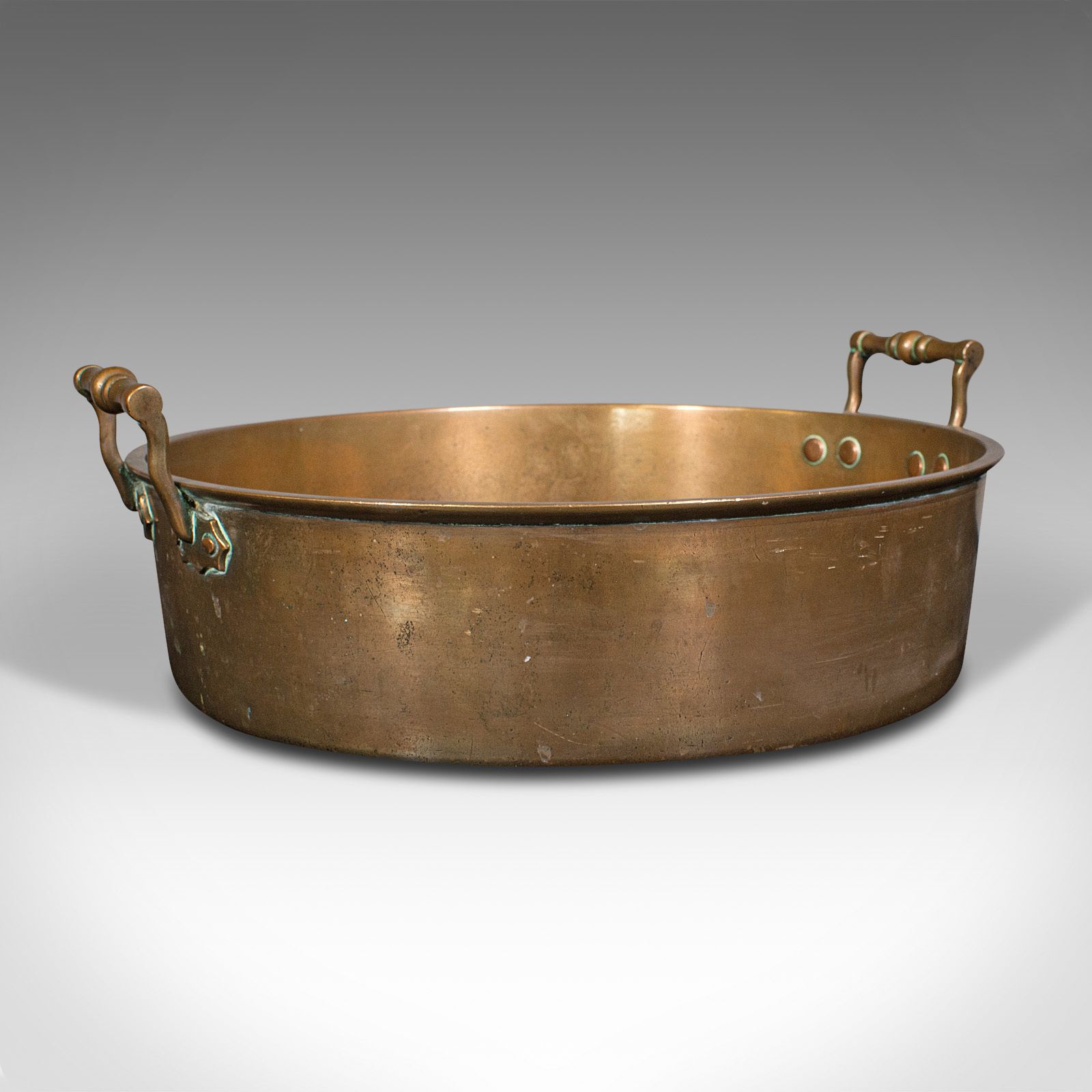 Antique Country House Braising Pan, English, Bronze, Cooking Pot