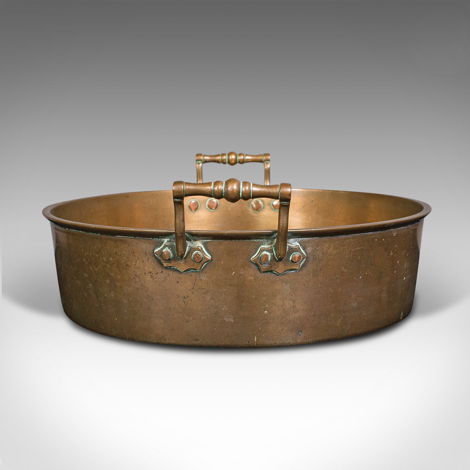 Antique Country House Braising Pan, English, Bronze, Cooking Pot photo furniture