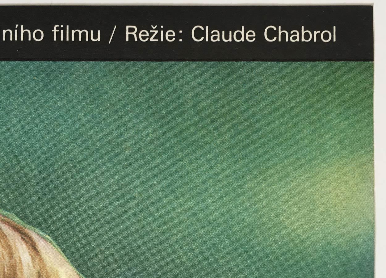 Original Film Poster, Dirty Hands, Olga Poláčková Vyleťalová, 1977, Genuine Czech Vintage Print photo furniture