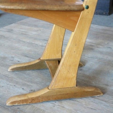 photo for sale Casala Wood School Chair. Germany 1960   1970