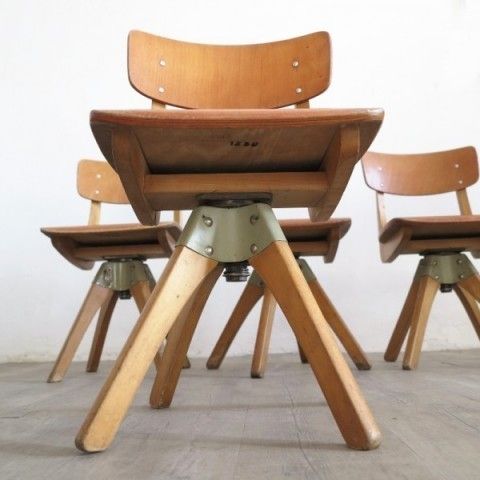 Casala Wood School Chair. Germany 1971. photo 113.0