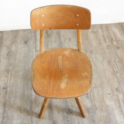 photo vinterior Casala Wood School Chair. Germany 1971.