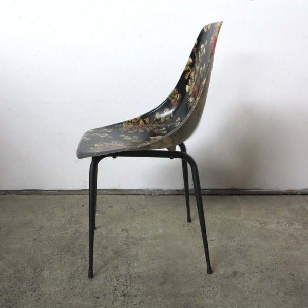 photo furniture Fiberglass Side Chair By René Jean Caillette. 1950   1959