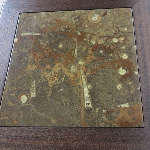 Fossil Side Table By Heinz Lilienthal. 1980   1985 photo for sale