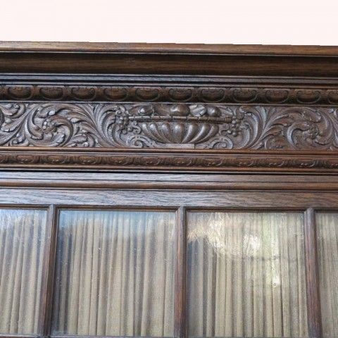 Wilhelminian Carved Bookcase, 1800s photo Furniture