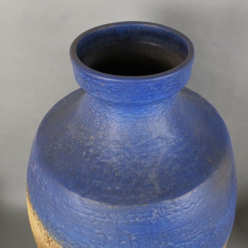 Ceramic Vase Of Karlsruher Majolika From Friedegart Glatzle 1966 photo for sale