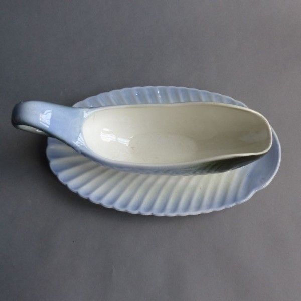 Art Nouveau Ceramic Sauce Boat In The Shape Of A Fish. 1900   1920 photo 60.0