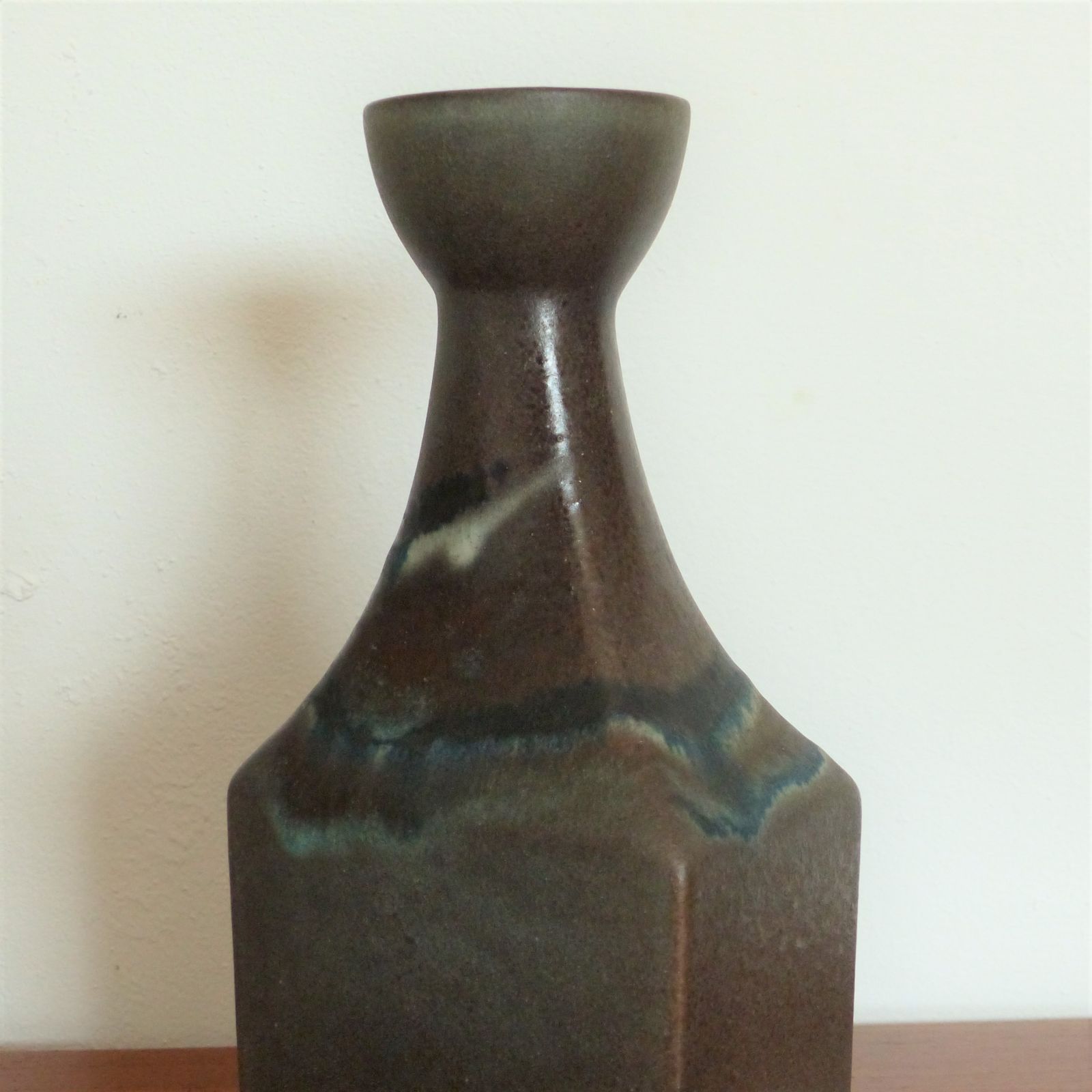 Ceramic Vase Of The Karlsruher Majolika By F. Glatzle. 1972 photo furniture