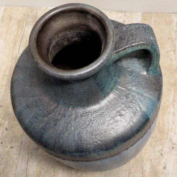Big Ceramic Floor Vase. Karlsruher Majolika 1963 photo for sale