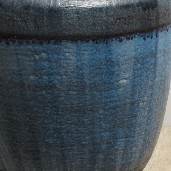 Big Ceramic Floor Vase. Karlsruher Majolika 1963 photo 302.0