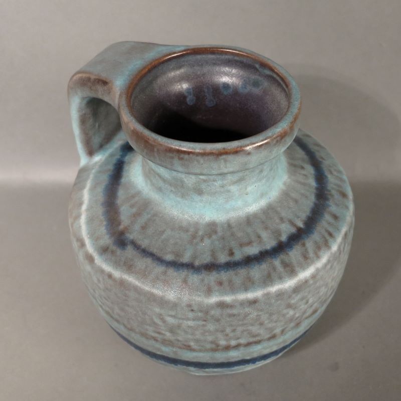 Ceramic Handle Vase Of The Karlsruhe Majolika By F. Glatzle. 1965 photo furniture