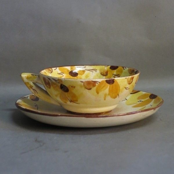 photo buy Keramisch chocoladeservies voor twee personen. Art Deco 1930 – 1935.