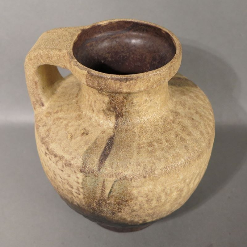 Ceramic Handle Vase Of The Karlsruhe Majolika By F. Glatzle. 1978 photo furniture
