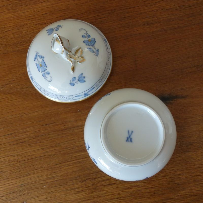 Meissen Porcelain Coffee Set For Six Persons 1940   1950 photo vintage