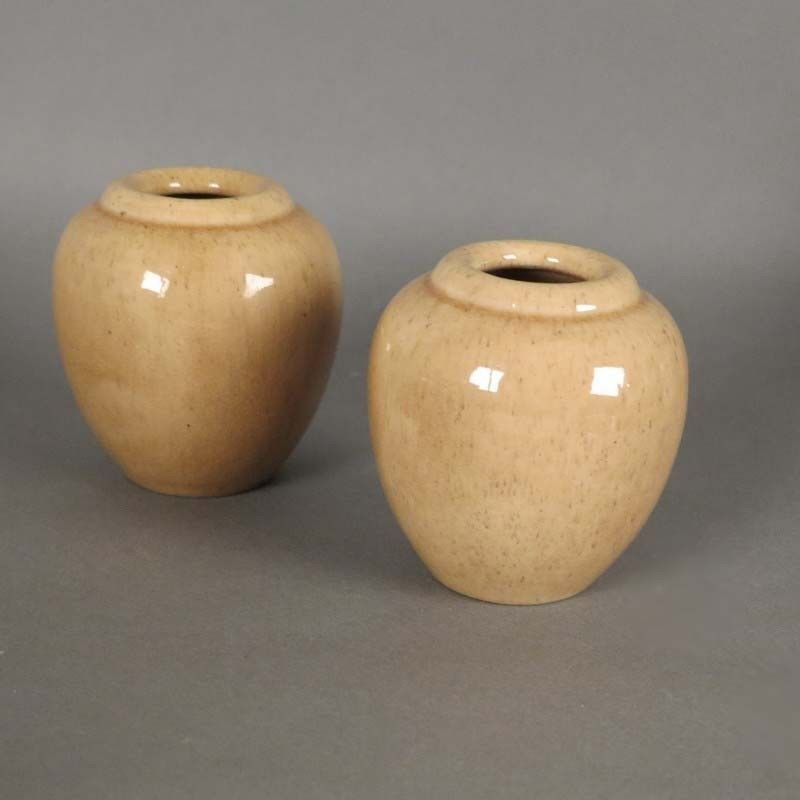 Two Ceramic Vases From The Majolika Rüppurr. 1920   1930 photo for sale