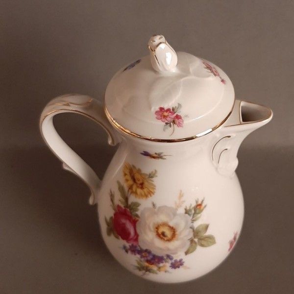 Porcelain Coffee Pot And Sugar Bowl From Tirschenreuth Bavaria. 1950   1959 photo furniture