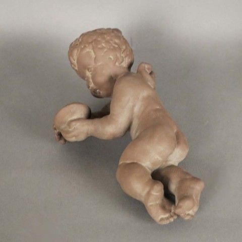 Ceramic Angel For The Wall From The Karlsruher Majolika. 1950   1960 photo Home Decor