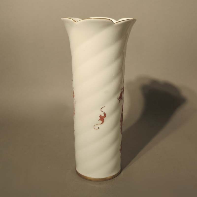 Porcelain Vase With Dragon Motif By Forkert Dresden. 1900   1920 photo Home Decor