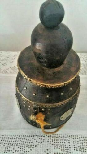 Antique Ottoman Empire Wooden Powder Keg photo furniture