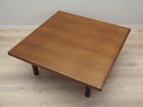 Eiken Salontafel, Deens Design, Ca. Jaren 1960, Ontwerper: Hans J. Wegner, Fabrikant: Getama photo Meubels