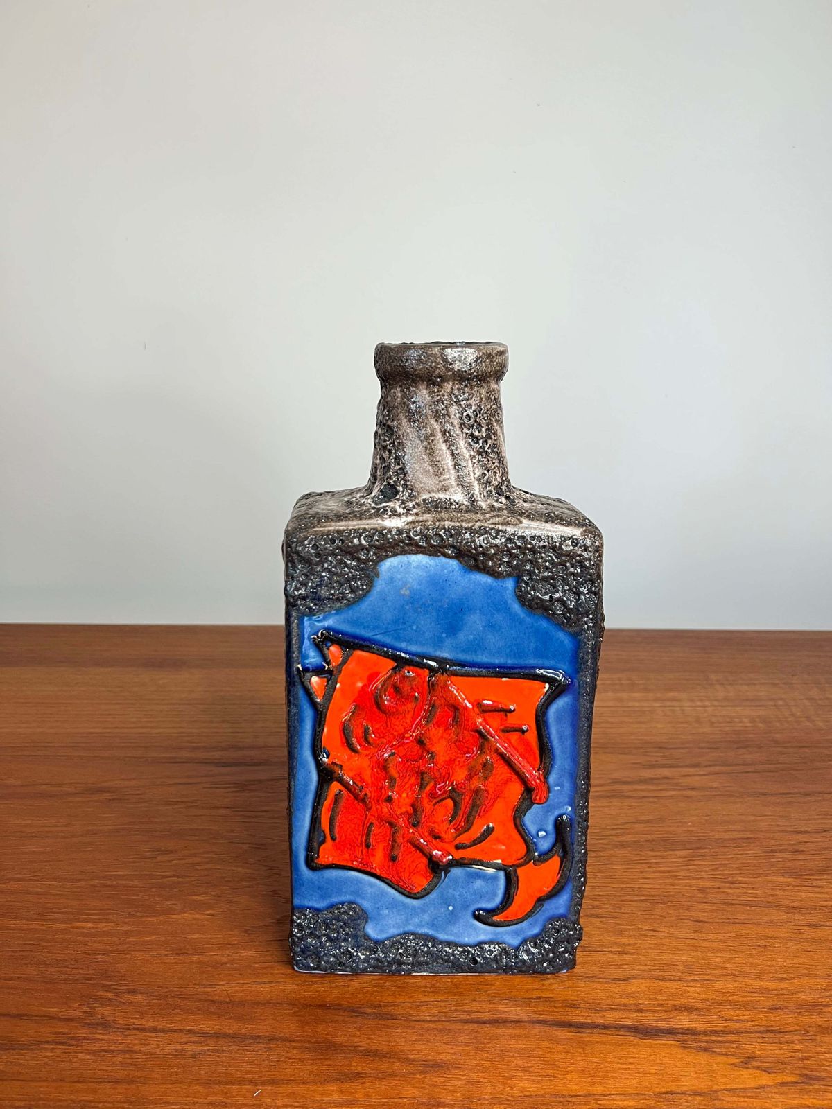 A Beautiful Vintage Fish West German Vase