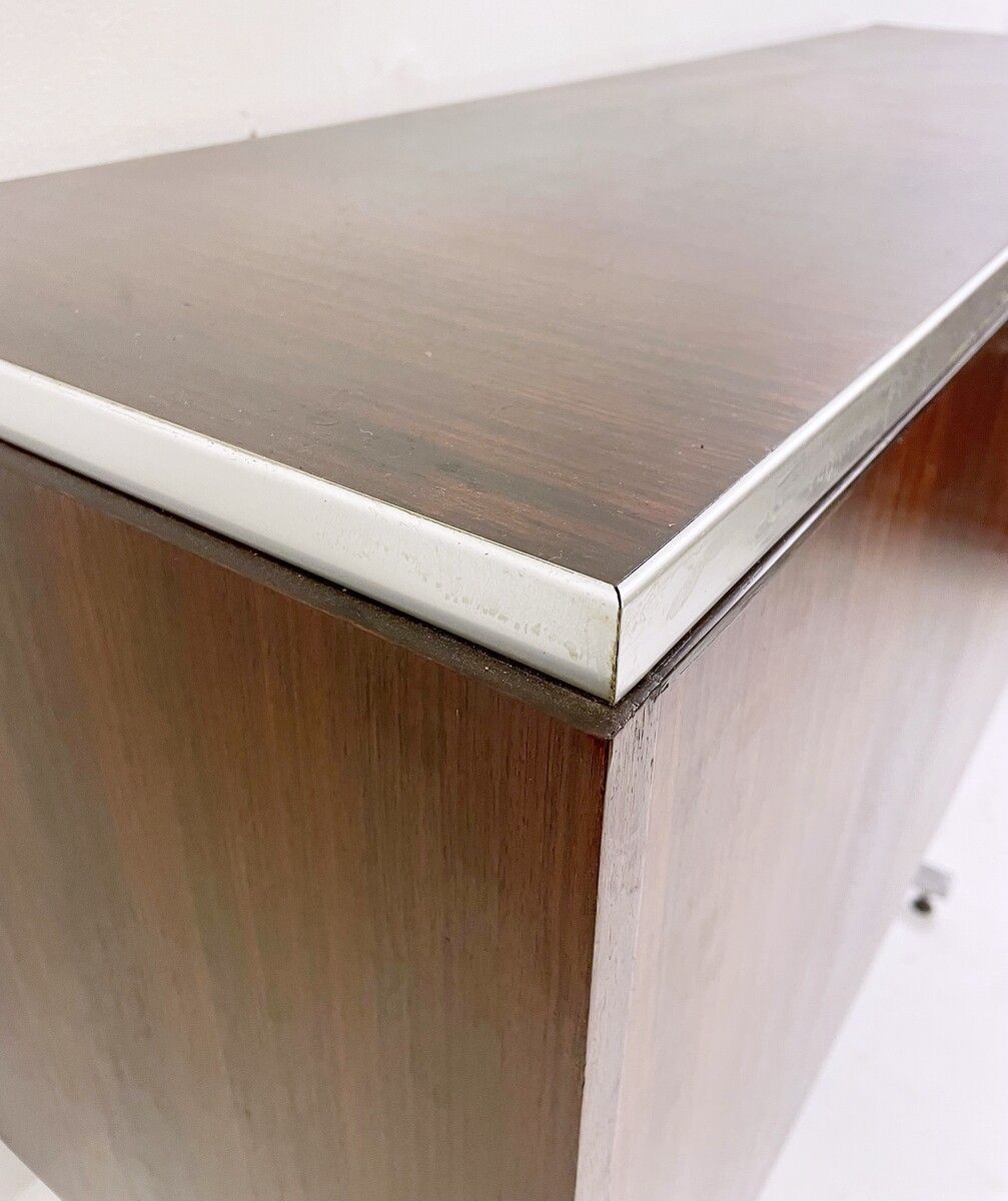 Mid Century Belgian Wooden Bar Cabinet photo vinterior