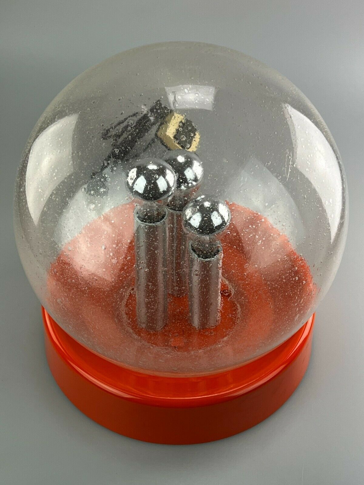 Xxl 60s 70s Ball Lamp Light Table Lamp Space Age Design Glass Metal photo 735.0