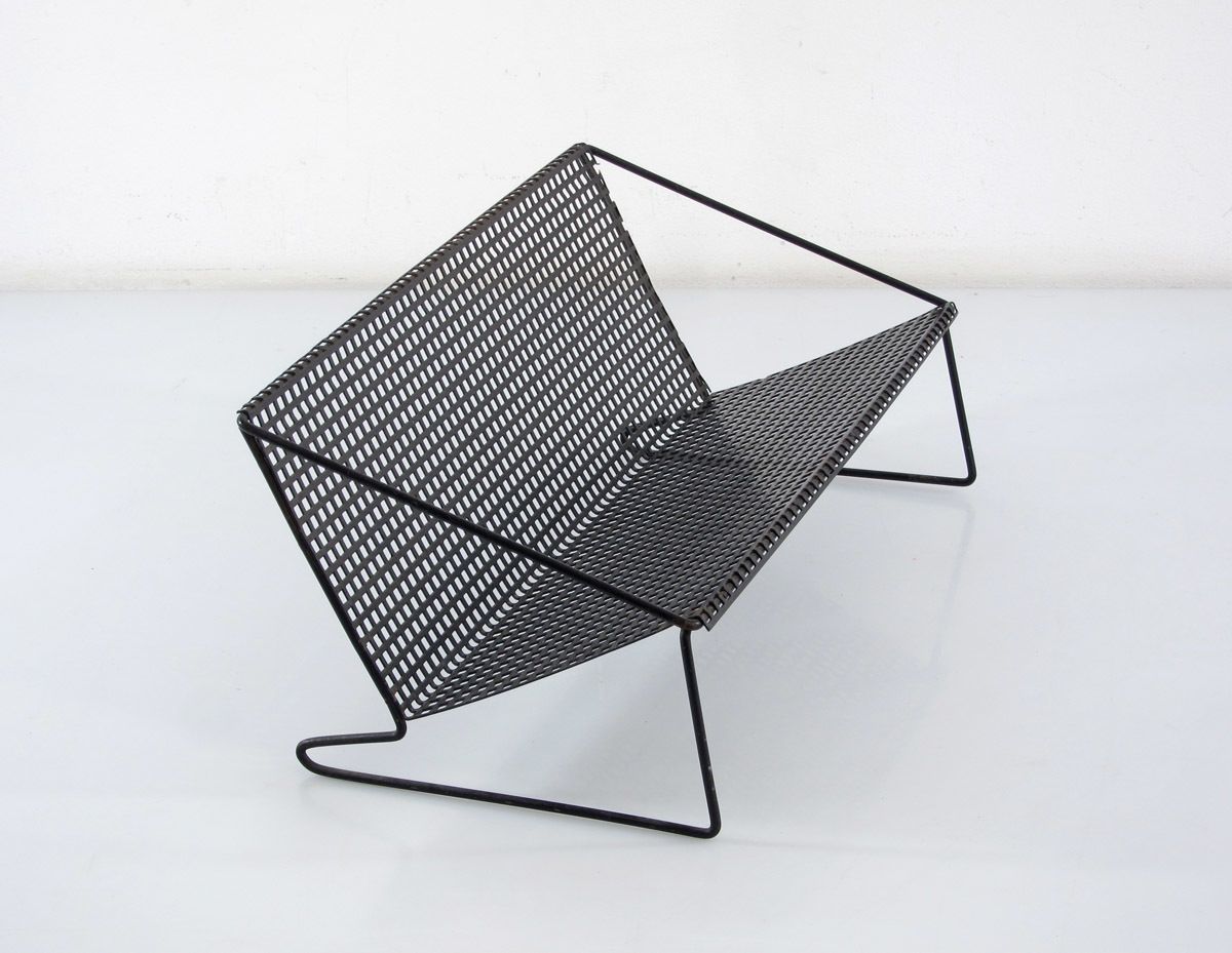 Vintage Zwart Metalen Pilastro Wandrek photo furniture