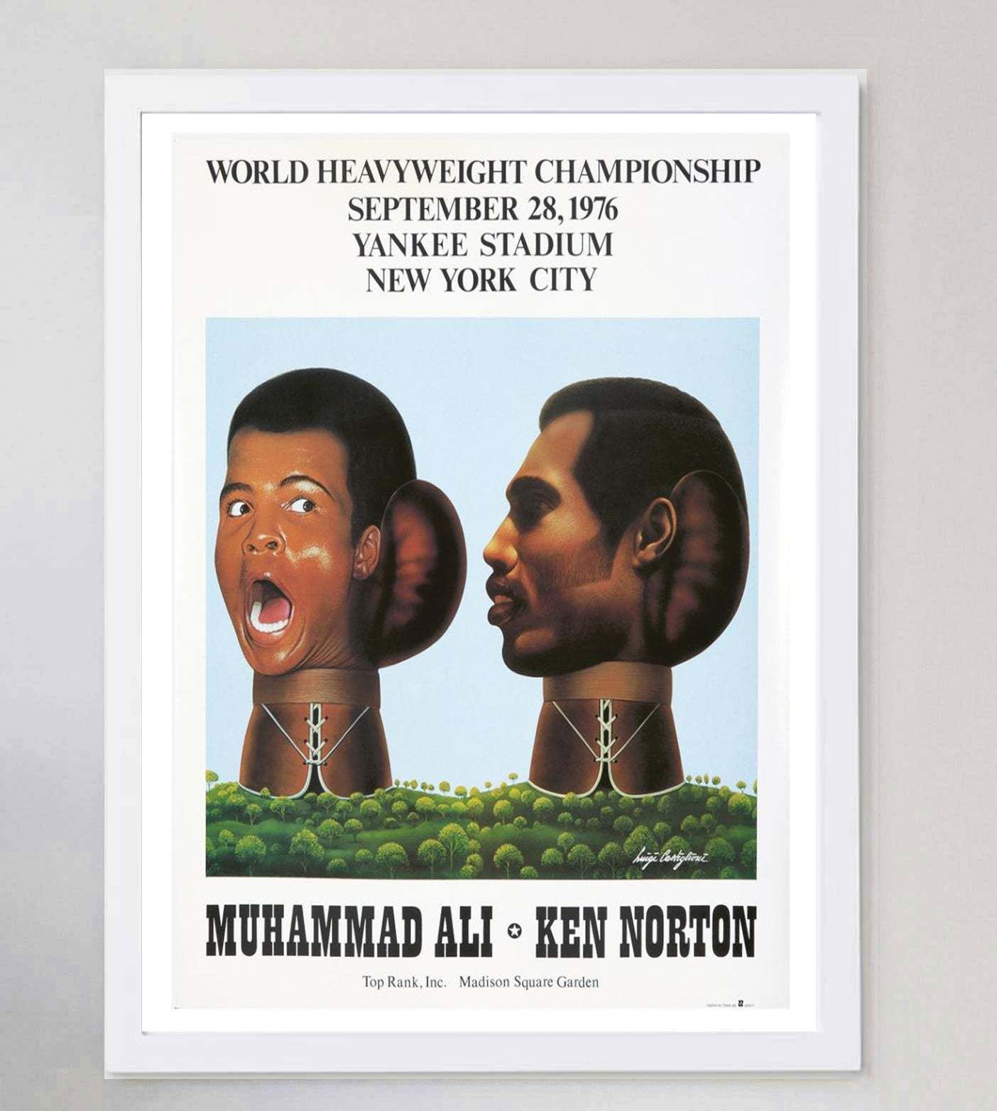 Muhammad Ali Vs Ken Norton, 1970s, Original Vintage Poster photo for sale