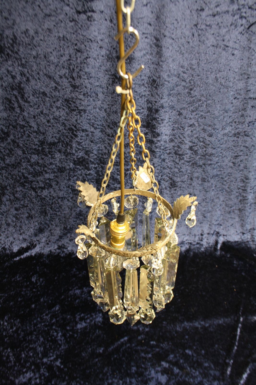 Early 20th Century Chandelier With Large Lustres photo vinterior