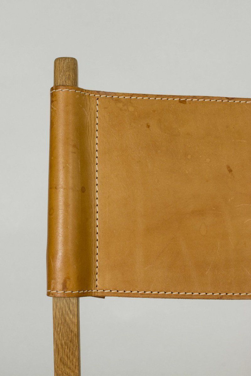 Oak & Leather Chair By Kurt østervig For Sibast photo for sale