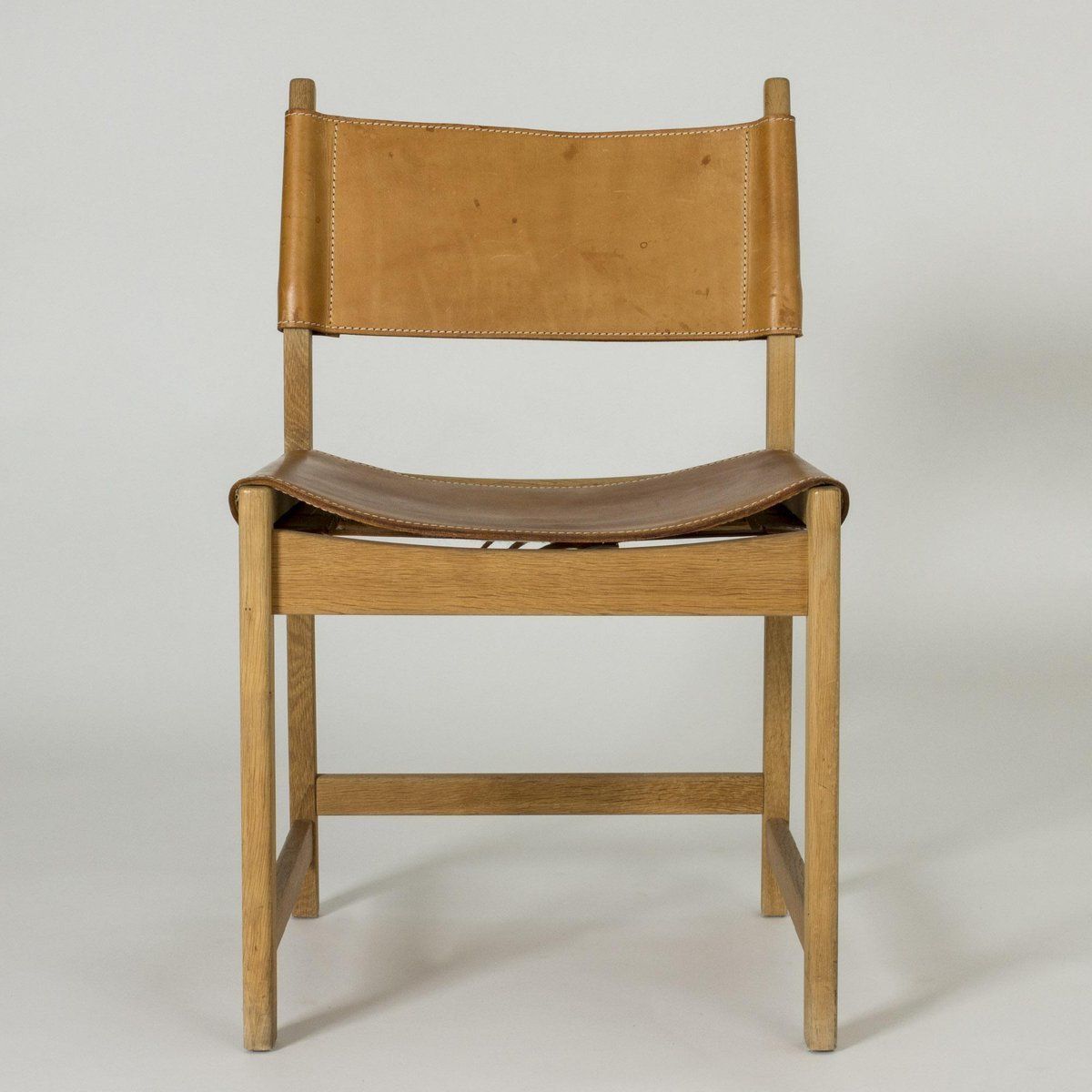 Oak & Leather Chair By Kurt østervig For Sibast photo 904.0