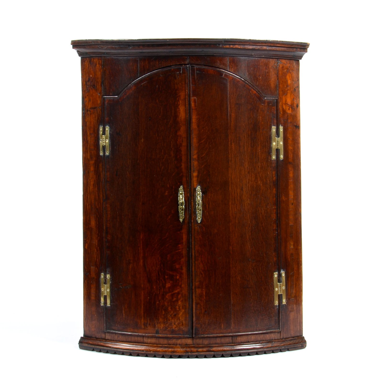 18th Century Oak Corner Cupboard