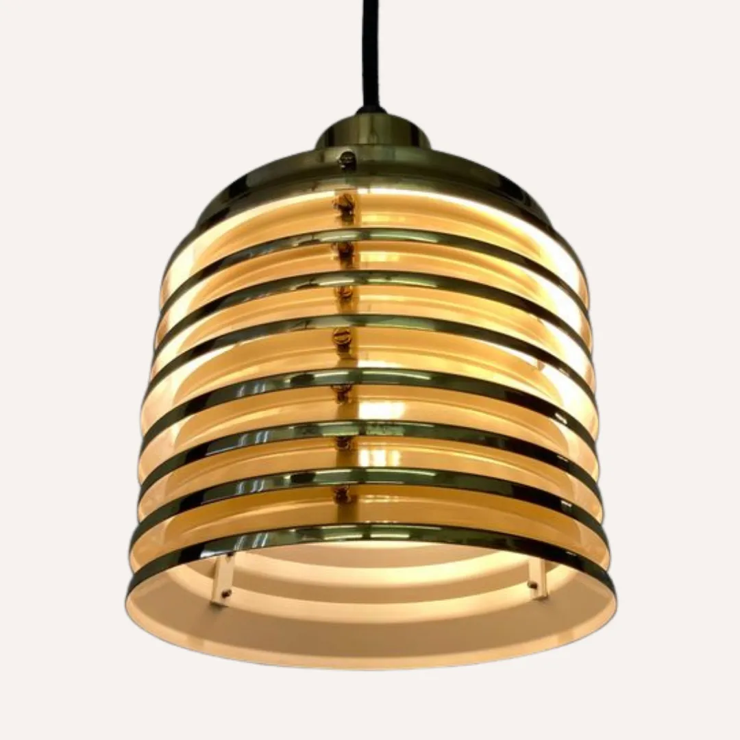 Hans Agne Jakobsson For Markaryd T 642 Modernist Hanging Lamp, 60s photo buy