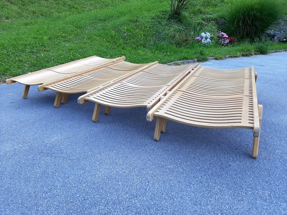 Vintage Rex Kleine Daybeds – Ontwerp Niko Kralj, Jaren 1970, Scandinavische Stijl, Mid Century, Joegoslavië – Houten Daybeds Voor Kinderen Van Rex Kralj photo furniture