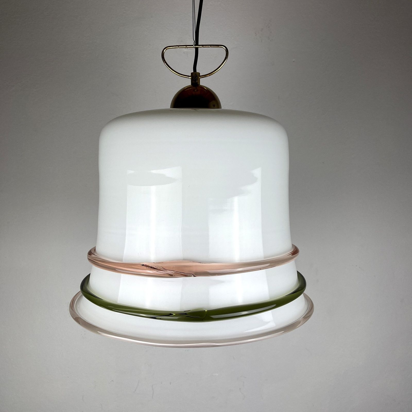 Vintage Murano Pendant Lamp Italy 1970s Space Age Retro Lighting photo vintage