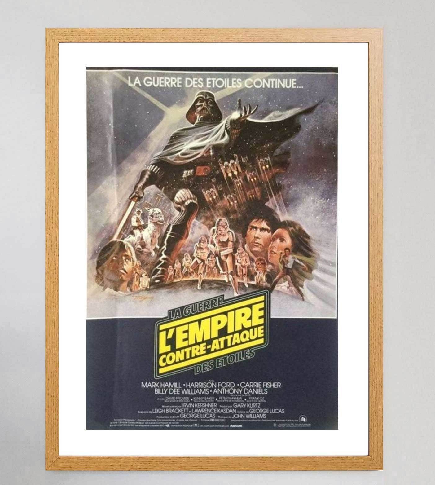 Star Wars The Empire Strikes Back (French) Original Vintage Poster photo Art