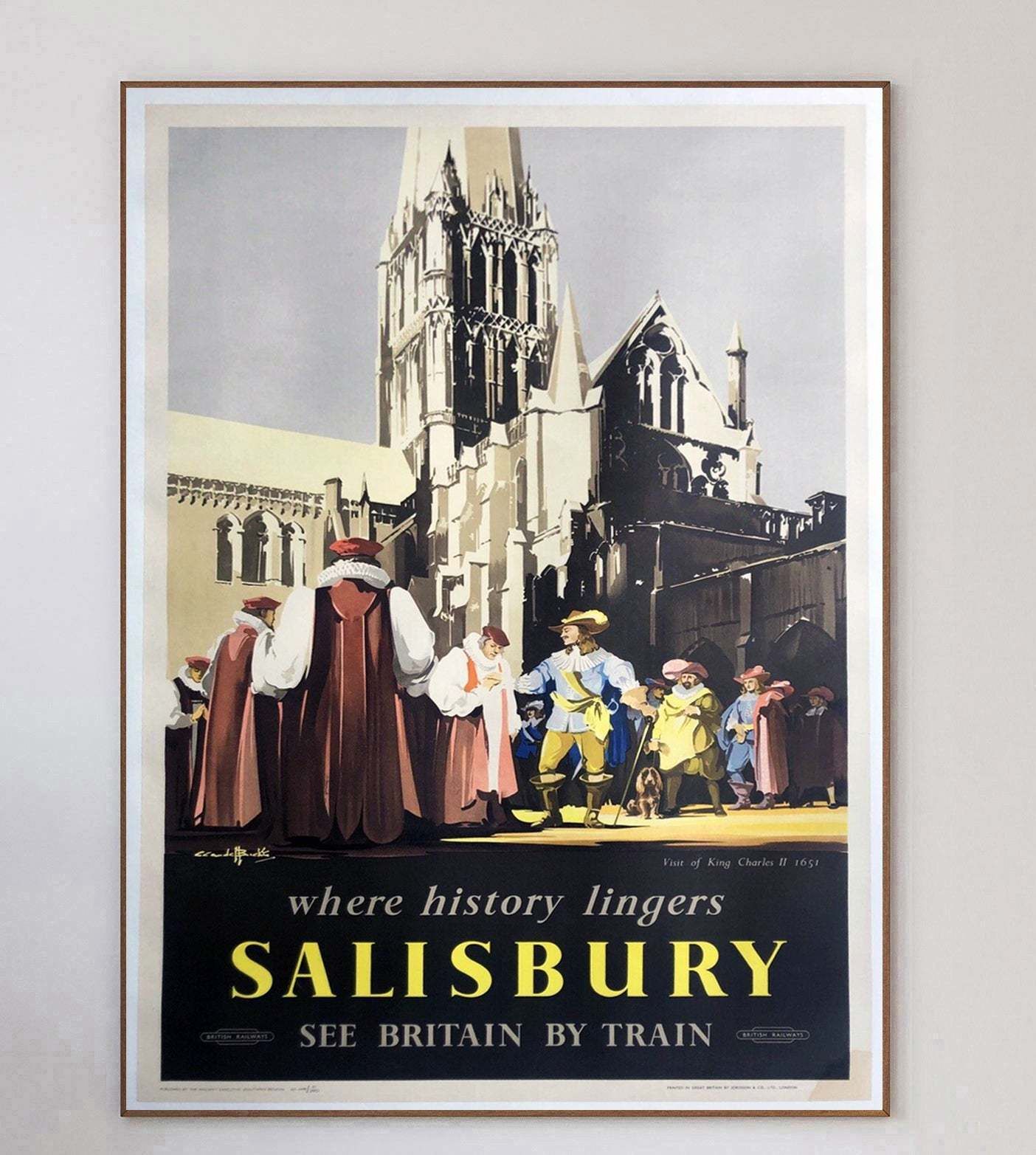 Salisbury   British Railways Original Vintage Poster photo 1089.0