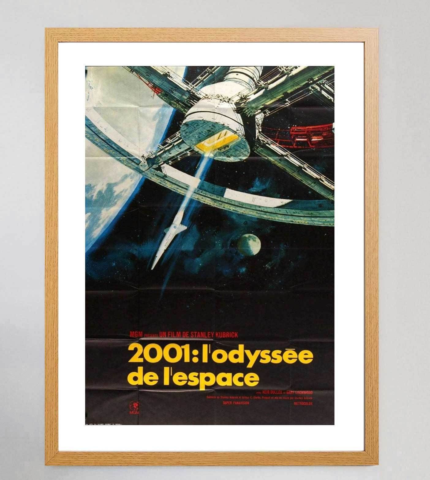 2001: A Space Odyssey (French) Original Vintage Poster photo Art