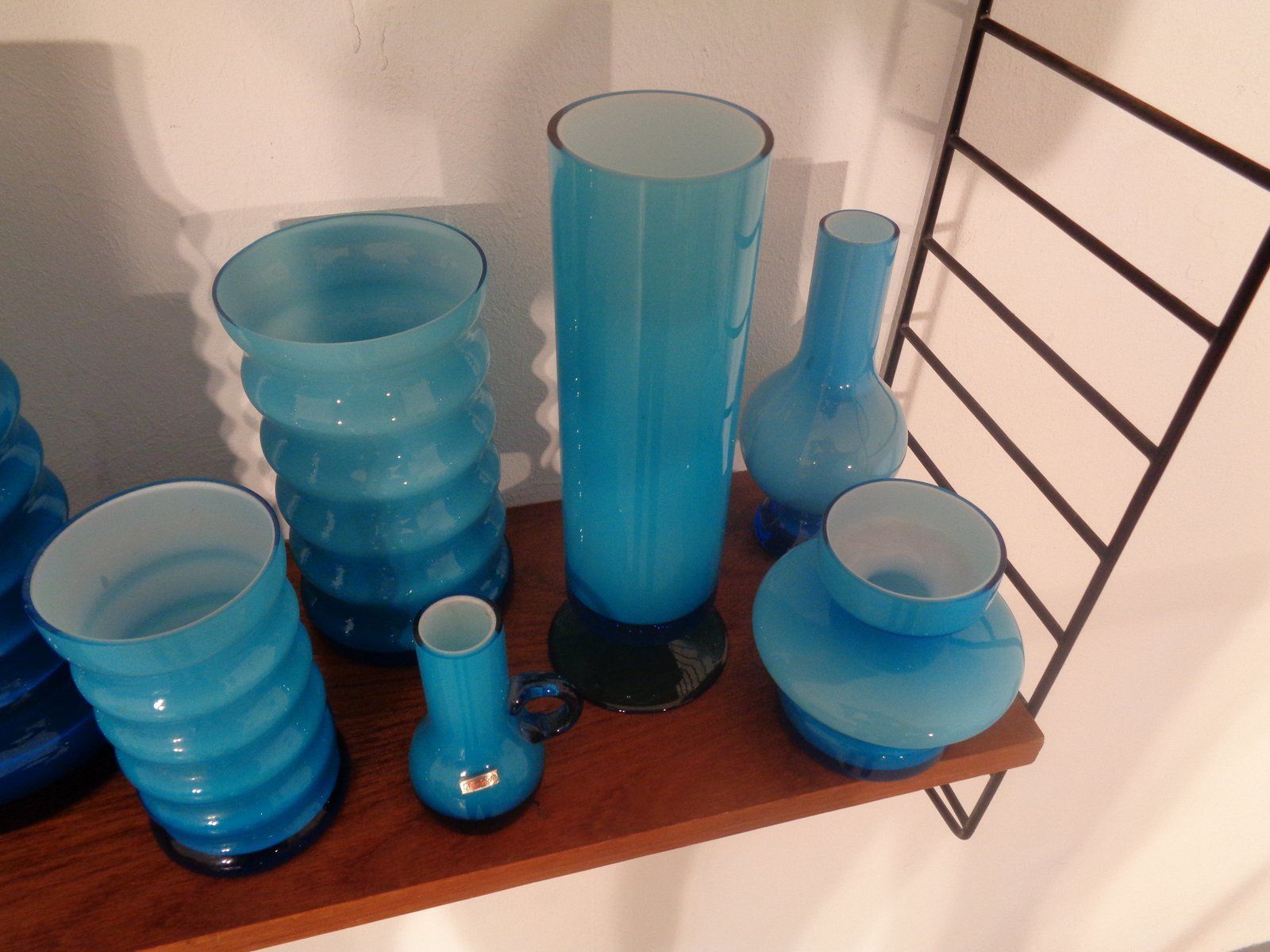 photo vinterior German Glass Vases By Karl Friedrich, 1960s, Set Of 11