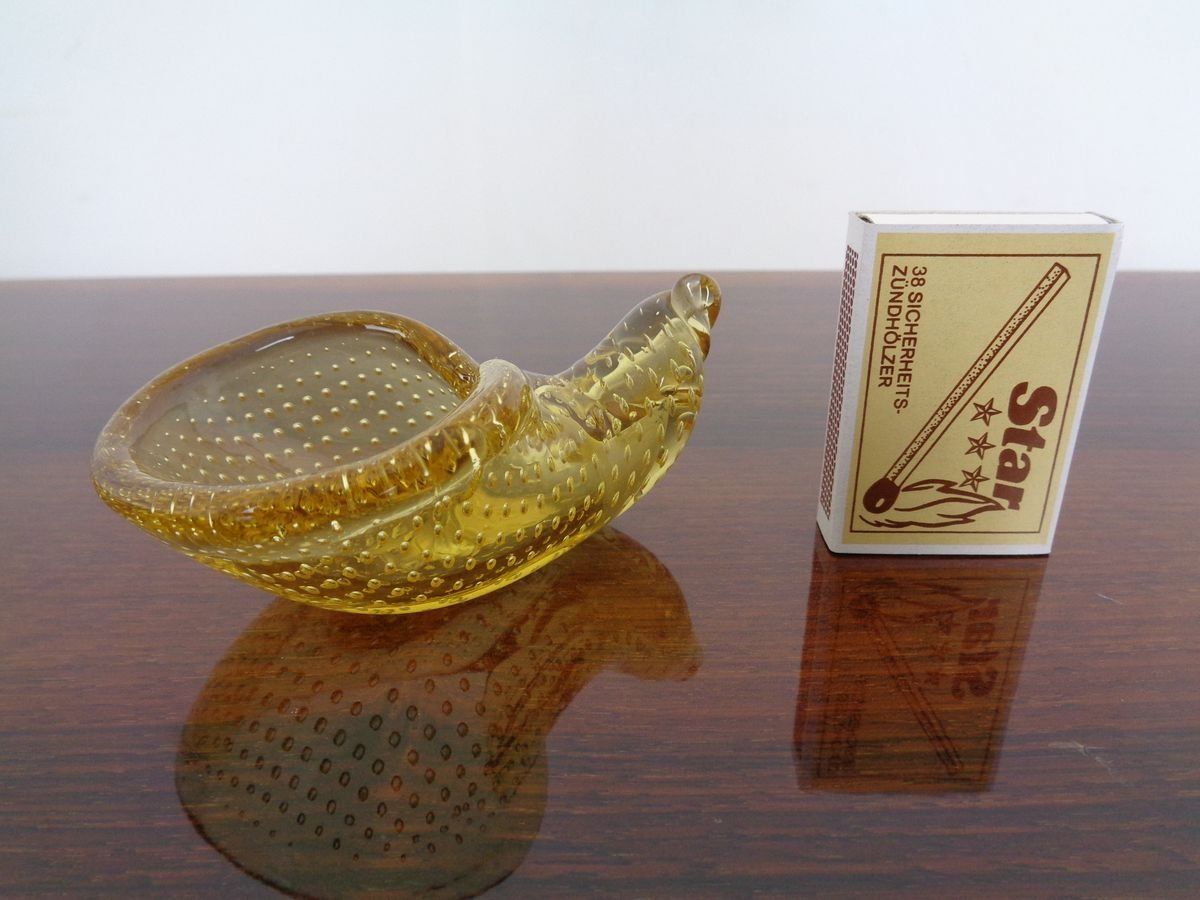 photo buy Italian Murano Glass Shell By Archimede Seguso For Murano, 1960s