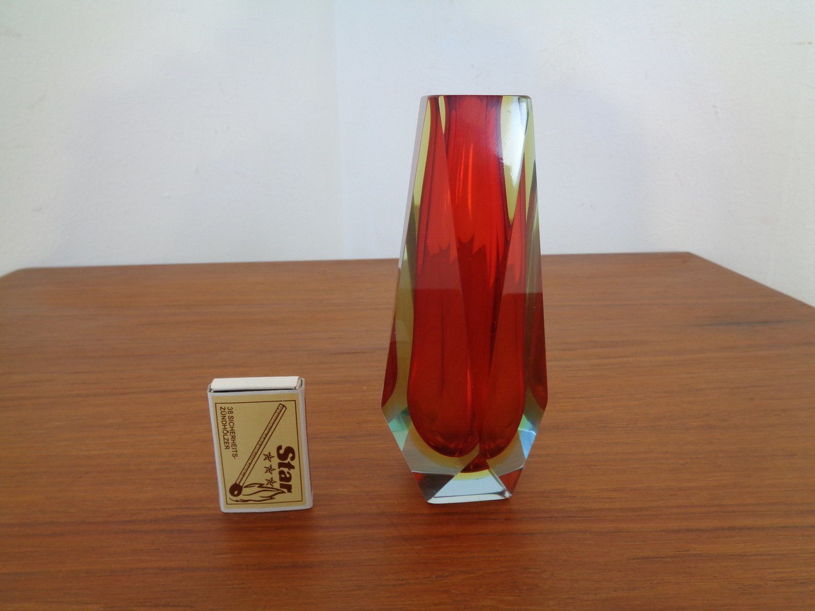 Vintage Italian Murano Glass Vase, 1960s
