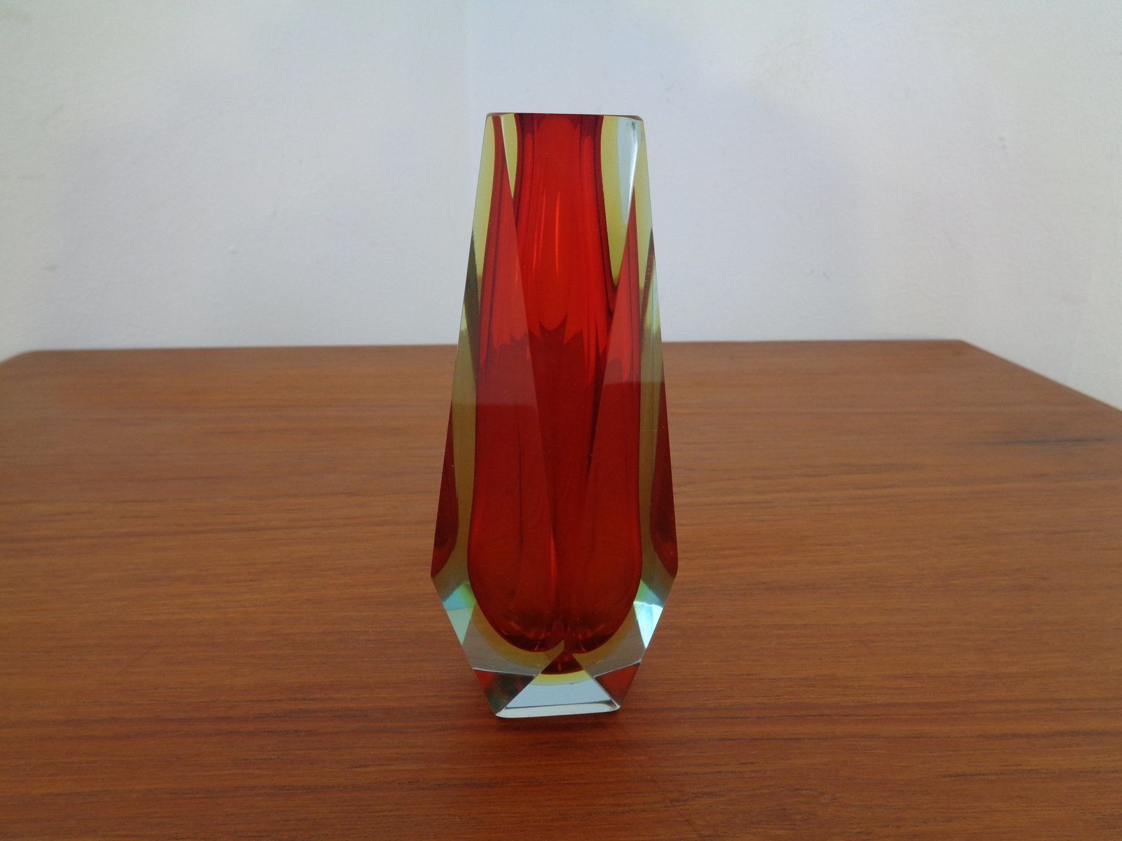 Vintage Italian Murano Glass Vase, 1960s photo furniture